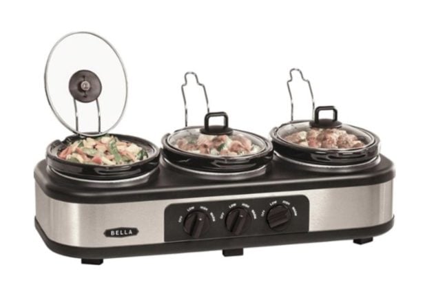 Bella - 3 x 1.5-Quart Triple Slow Cooker